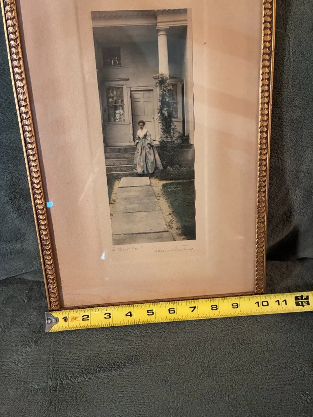Lot of 3 WALLACE NUTTING Hand Colored Photographs, Pencil Signed, Framed